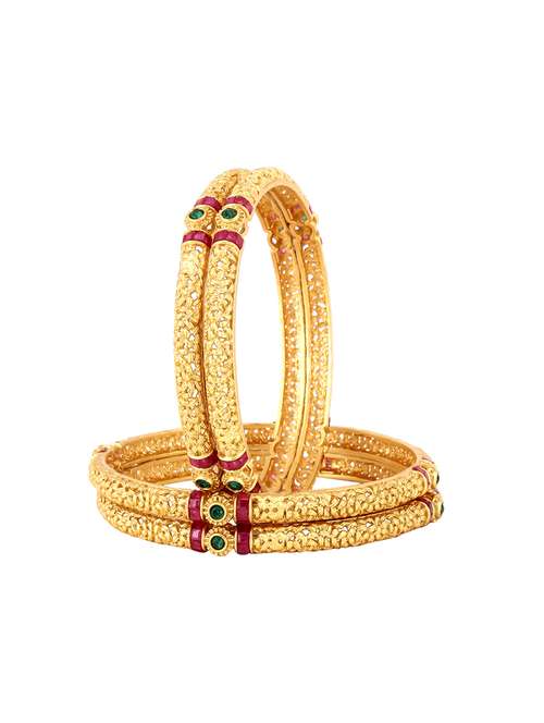 gold tone gold plated bangles - 17161937 - Very Small Image - 1