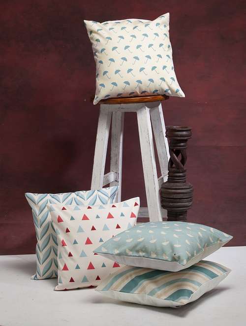 polyester cushion covers (set of 5) - 17167647 - Very Small Image - 1