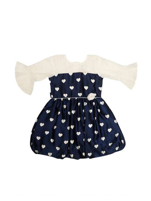 satin a-line frock - 17200066 - Very Small Image - 1