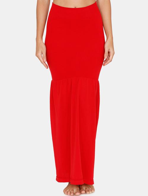 red polyester saree shaper petticoats - 17361077 - Very Small Image - 1
