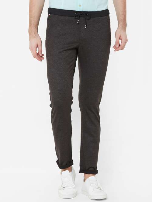 black solid chinos - 17363098 - Very Small Image - 1