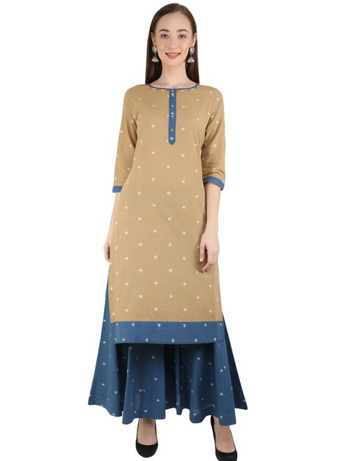 women's straight kurta - 17420033 - Very Small Image - 1