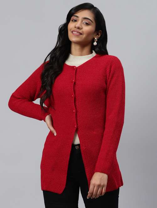 self design regular cardigan - 17432590 - Very Small Image - 1