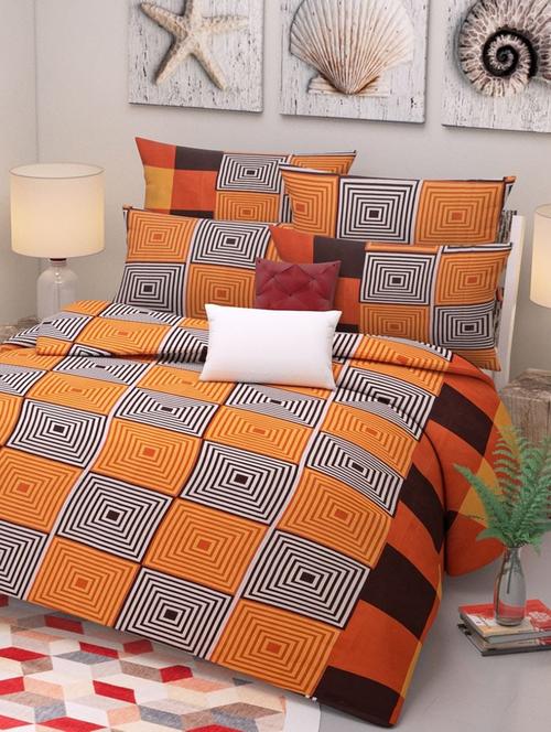 galce cotton double bedsheet with 2 pillow covers - 17467293 - Very Small Image - 1