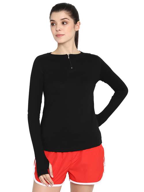 women's plain round neck t-shirt - 17525893 - Very Small Image - 1