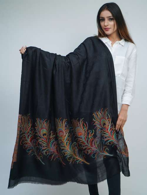 women's printed shawl - 17542273 - Very Small Image - 1