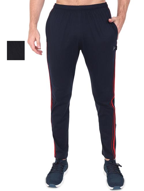 black and blue set of 2 full length track pant - 17545274 - Very Small Image - 1