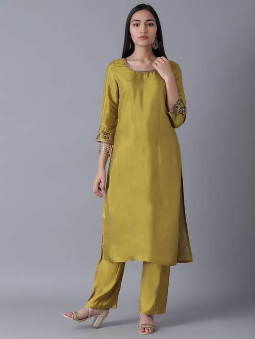 sequined straight kurta - 17627114 - Very Small Image - 1