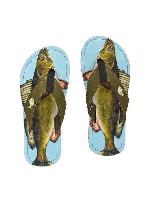 green canvas slip on flip flops - 17638297 - Very Small Image - 1
