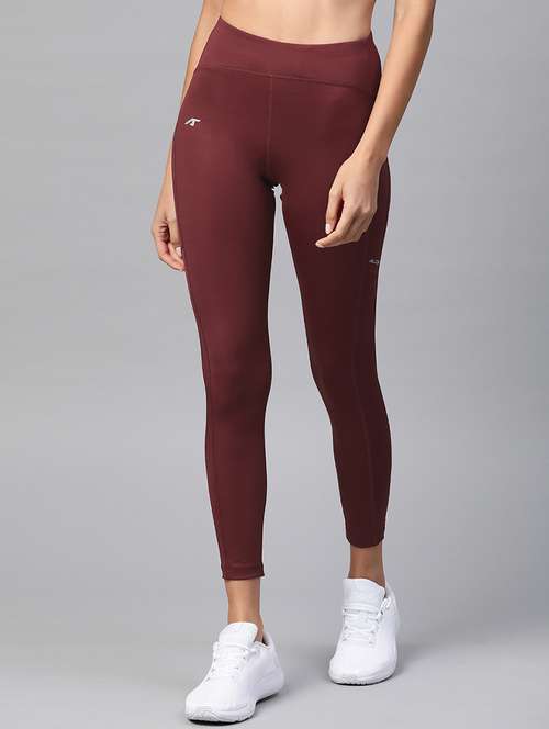 brown polyester leggings - 17750643 - Very Small Image - 1