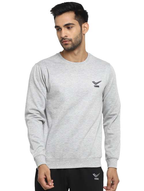 mens plain sweatshirt - 17754577 - Very Small Image - 1