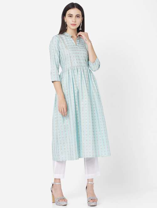 women's flared kurta - 17765780 - Very Small Image - 1