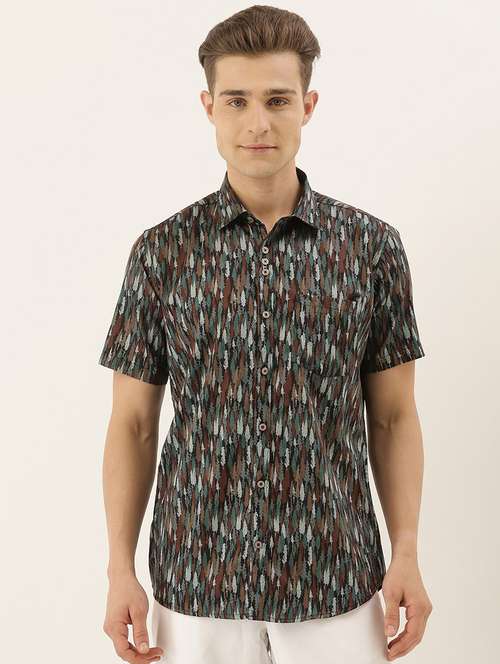 multi colored printed casual shirt - 17785642 - Very Small Image - 1