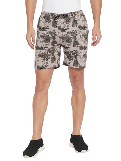 grey printed bermuda shorts - 17911176 - Very Small Image - 1