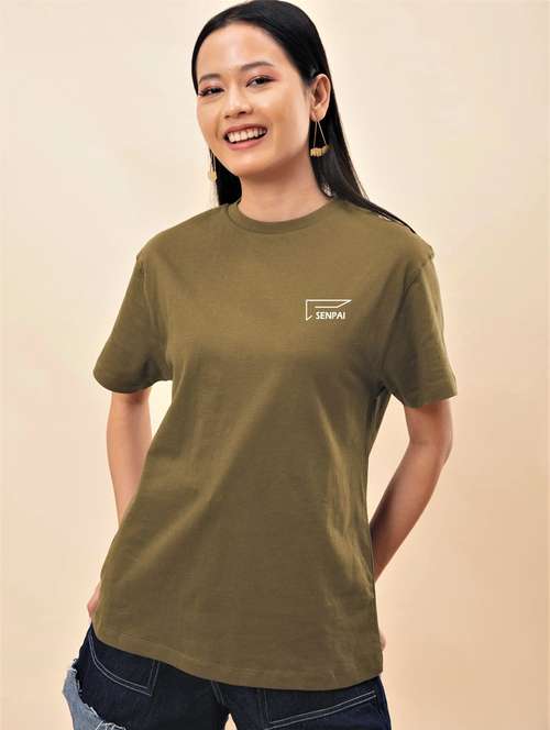 women's plain round neck t-shirt - 17929333 - Very Small Image - 1