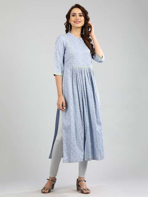 women's flared kurta - 17984940 - Very Small Image - 1