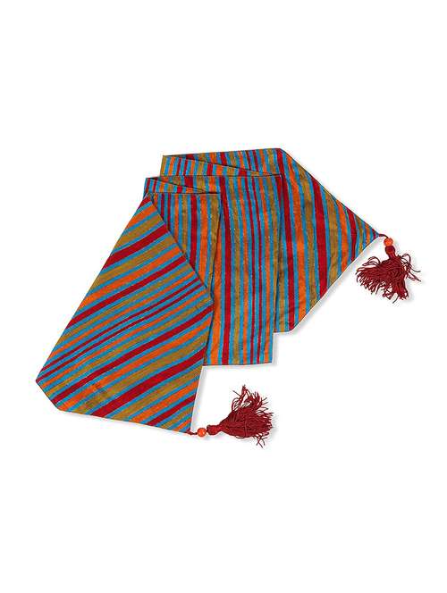 fireflies polyester print table runner with red tassels for office kitchen dining party home decor 33 x 150 cm - 18081500 - Very Small Image - 1