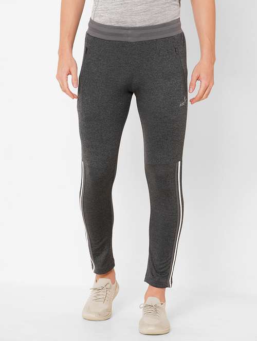grey polyester blend joggers track pant - 18145497 - Very Small Image - 1