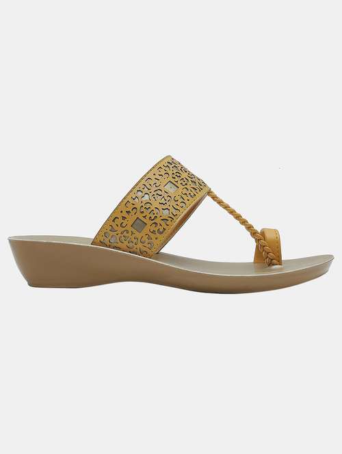 gold toe separator sandal - 18183999 - Very Small Image - 1