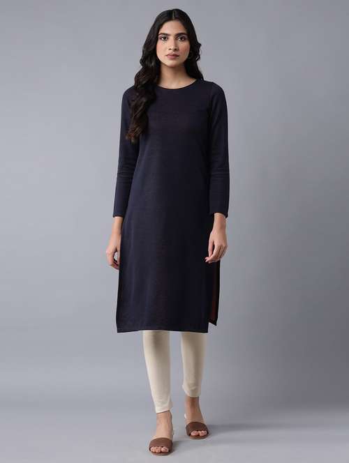 women's straight kurta - 18204890 - Very Small Image - 1