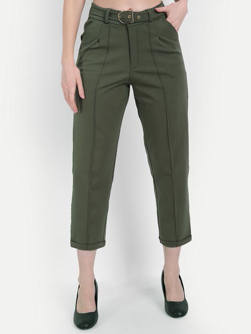 high rise flat front trouser - 18272162 - Very Small Image - 1