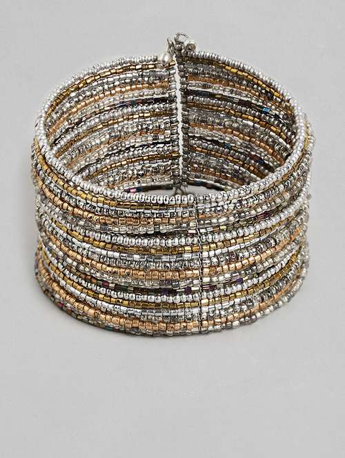 silver metal bangle bracelet - 18300690 - Very Small Image - 1
