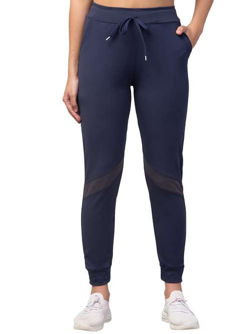 drawstring waist solid track pant - 18310881 - Very Small Image - 1
