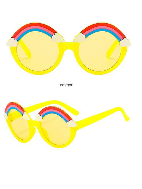yellow polycarbonate sunglass - 18407521 - Very Small Image - 1