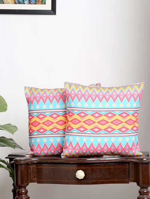 alina decor set of 2 digital printed cushion covers 24 x 24 inch - 18448345 - Very Small Image - 1