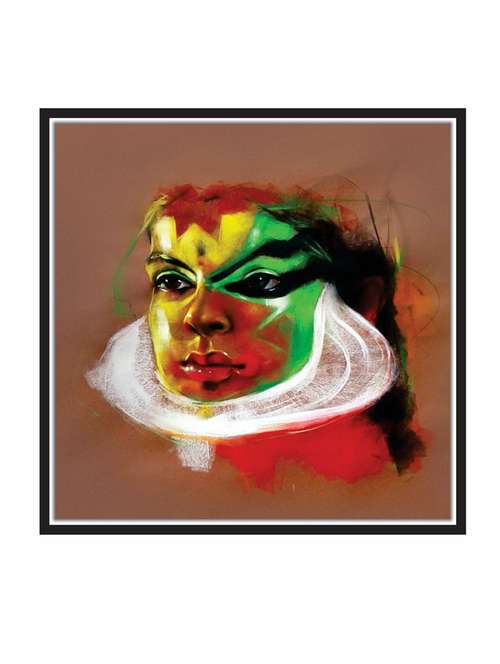 wall decal art prints on mdf board for decor (12x12 inches) unframed & without glass - 18521086 - Very Small Image - 1