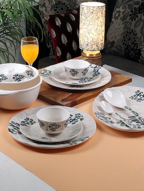 cdi grey abstract 40 pcs dinner set - 18538431 - Very Small Image - 1