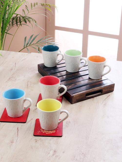 set of 6 tea & coffee cup - 18566507 - Very Small Image - 1