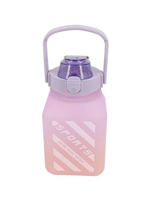 .5l water bottle with lock cover & leak proof,for gym, school (purple/pink) - 18629131 - Very Small Image - 1