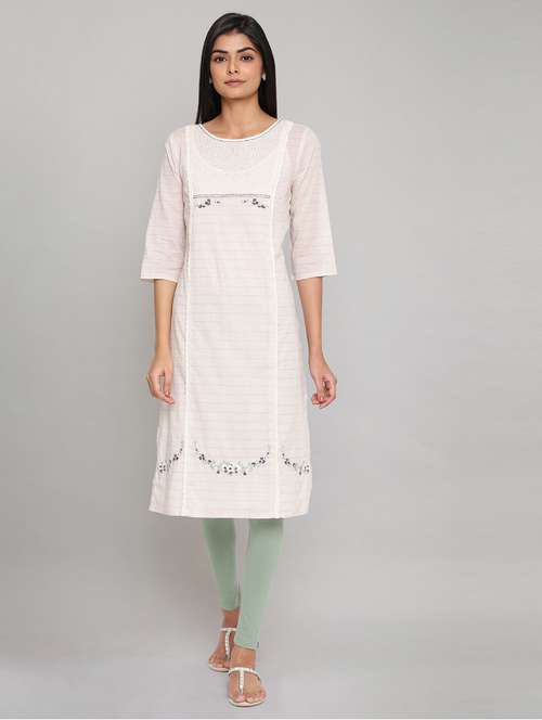 multi coloured embroidered kurta pant set - 18718302 - Very Small Image - 1