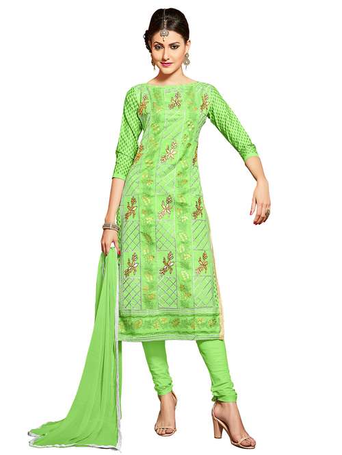 printed unstitched suit set - 18721296 - Very Small Image - 1