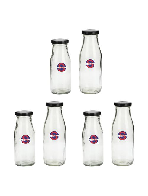 multipurpose kitchen storage glass milk bottle with lid -a9 - 18807136 - Very Small Image - 1