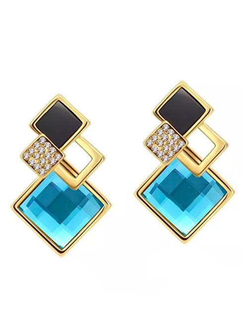 green metal earring - 18910434 - Very Small Image - 1