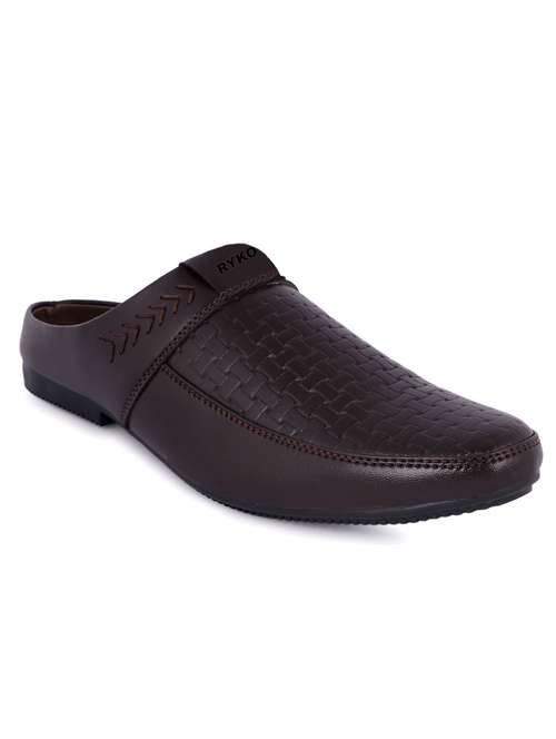 brown slip on mule - 18951427 - Very Small Image - 1