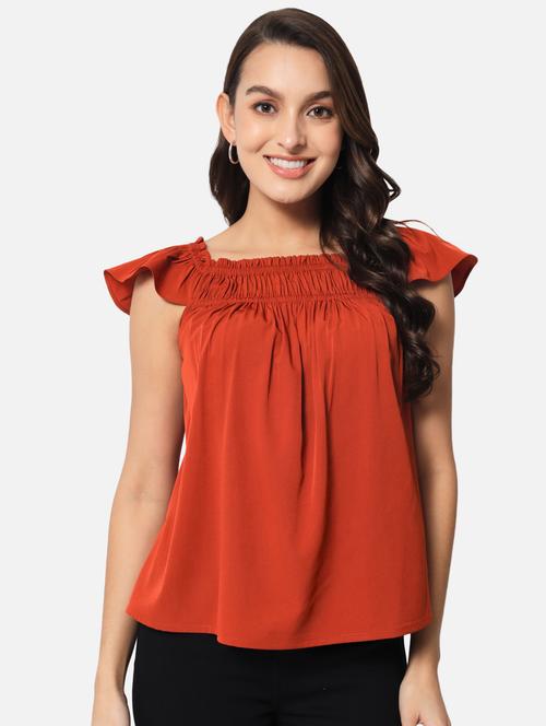 women's a line square neck top - 19086809 - Very Small Image - 1