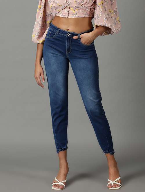 women's plain slim fit jeans - 19294611 - Very Small Image - 1
