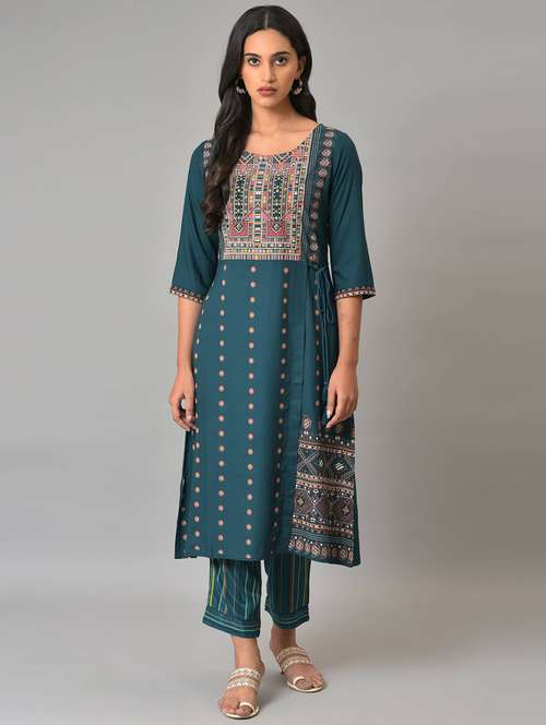 women's a-line kurta - 19528245 - Very Small Image - 1