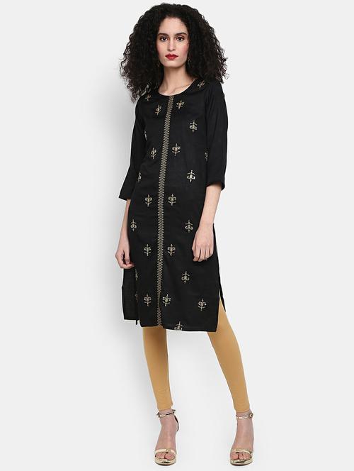 women's straight kurta - 19598216 - Very Small Image - 1