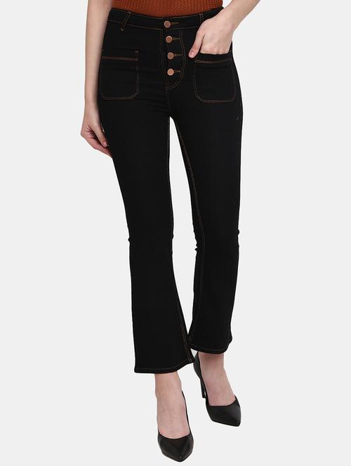 women's plain bootcut jeans - 19614968 - Very Small Image - 1