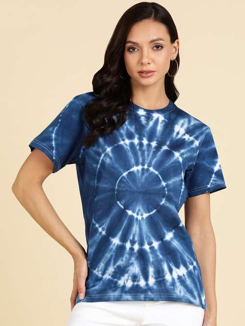 women's straight round neck top - 19722082 - Very Small Image - 1