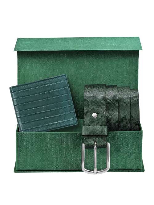 leather wallet with belt - 19731829 - Very Small Image - 1