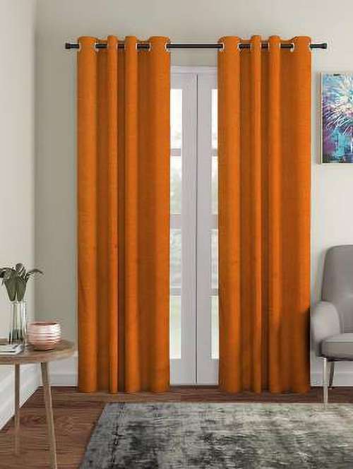 pack of 2 printed door curtain - 19780450 - Very Small Image - 1