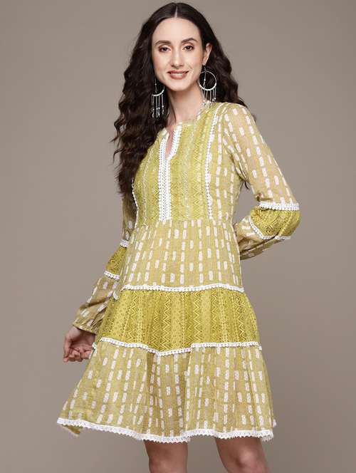 women's tiered dress mini dress - 20002507 - Very Small Image - 1