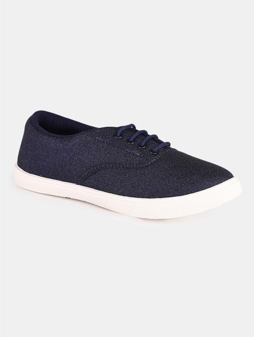 blue solid lace-up sneaker - 20085492 - Very Small Image - 1