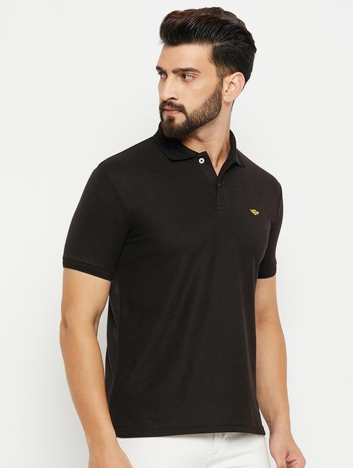 men solid short sleeve slim fit polo t-shirt - 20136463 - Very Small Image - 1