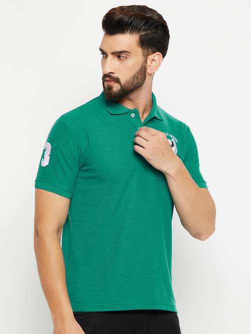 men solid polo t-shirt - 20136473 - Very Small Image - 1